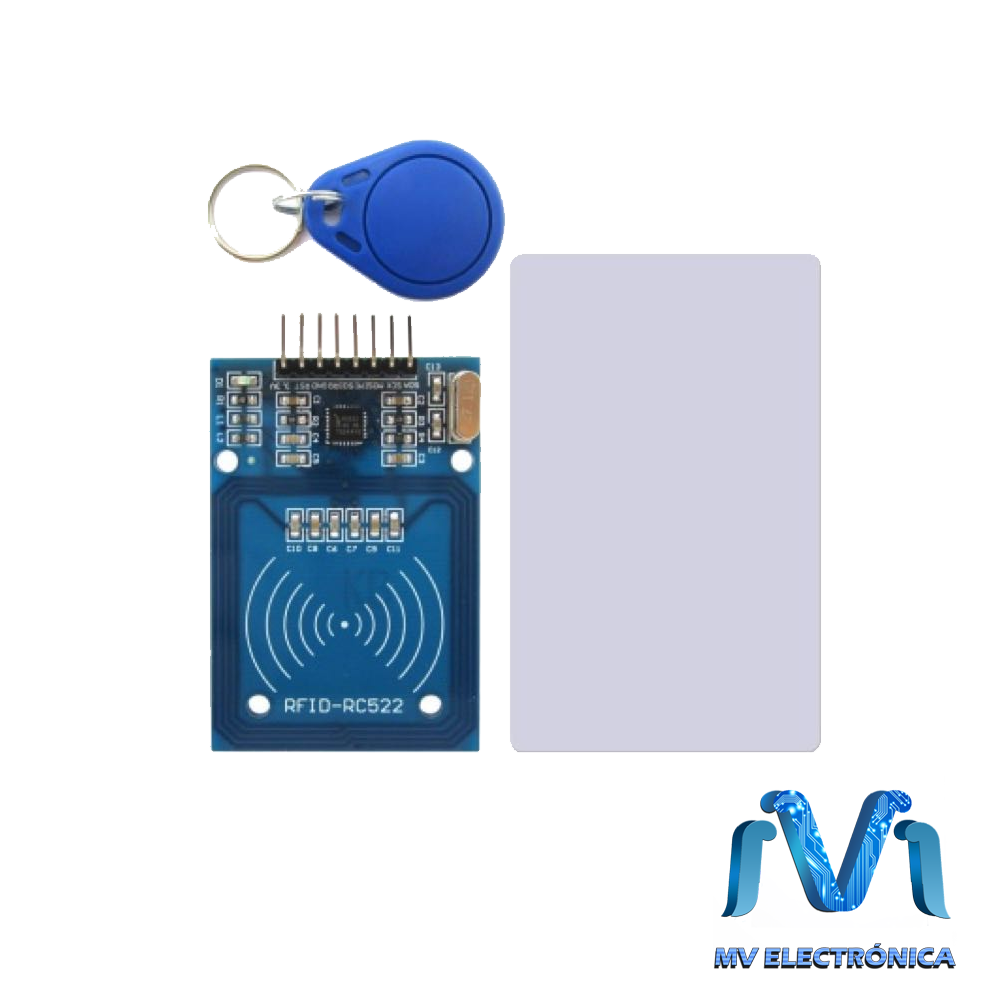 MODULO RFID RC552 13.56 MHZ CON TARJETA Y LLAVERO